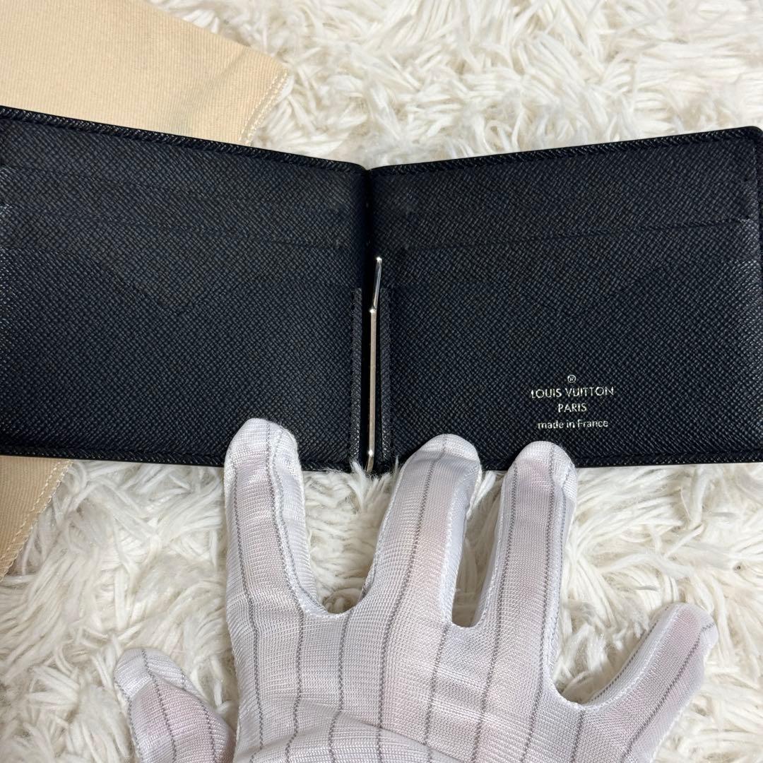 【極美品】ルイヴィトン IC内蔵　RFID マネークリップ 現行　タイガ