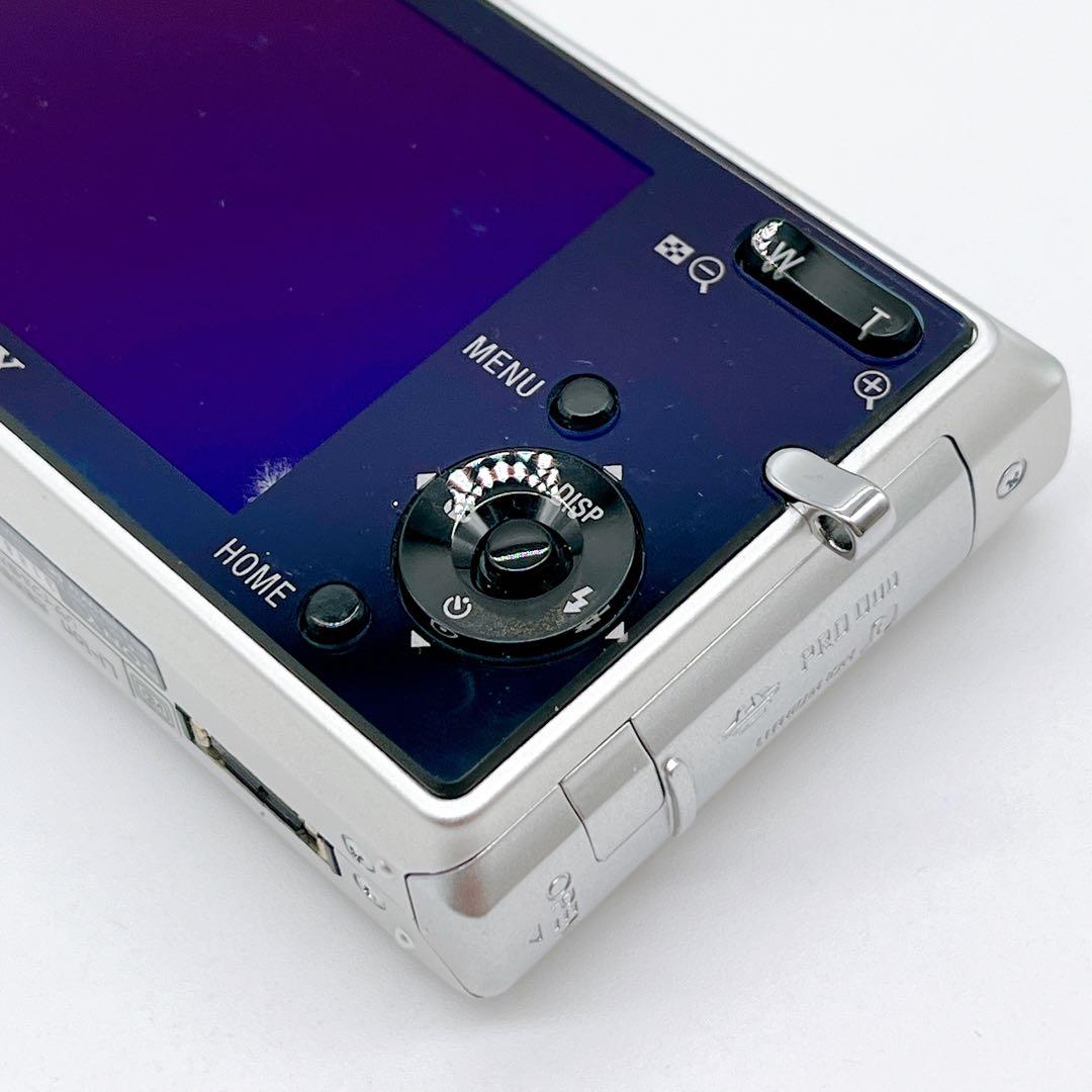 【希少】SONY サイバーショット DSC-T20 シルバー コンデジ オールド