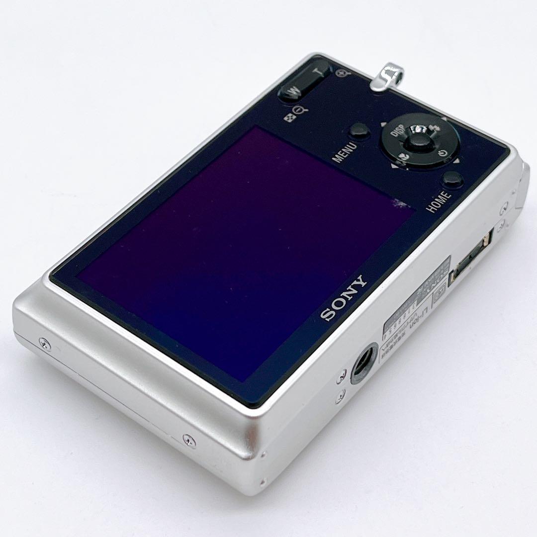【希少】SONY サイバーショット DSC-T20 シルバー コンデジ オールド