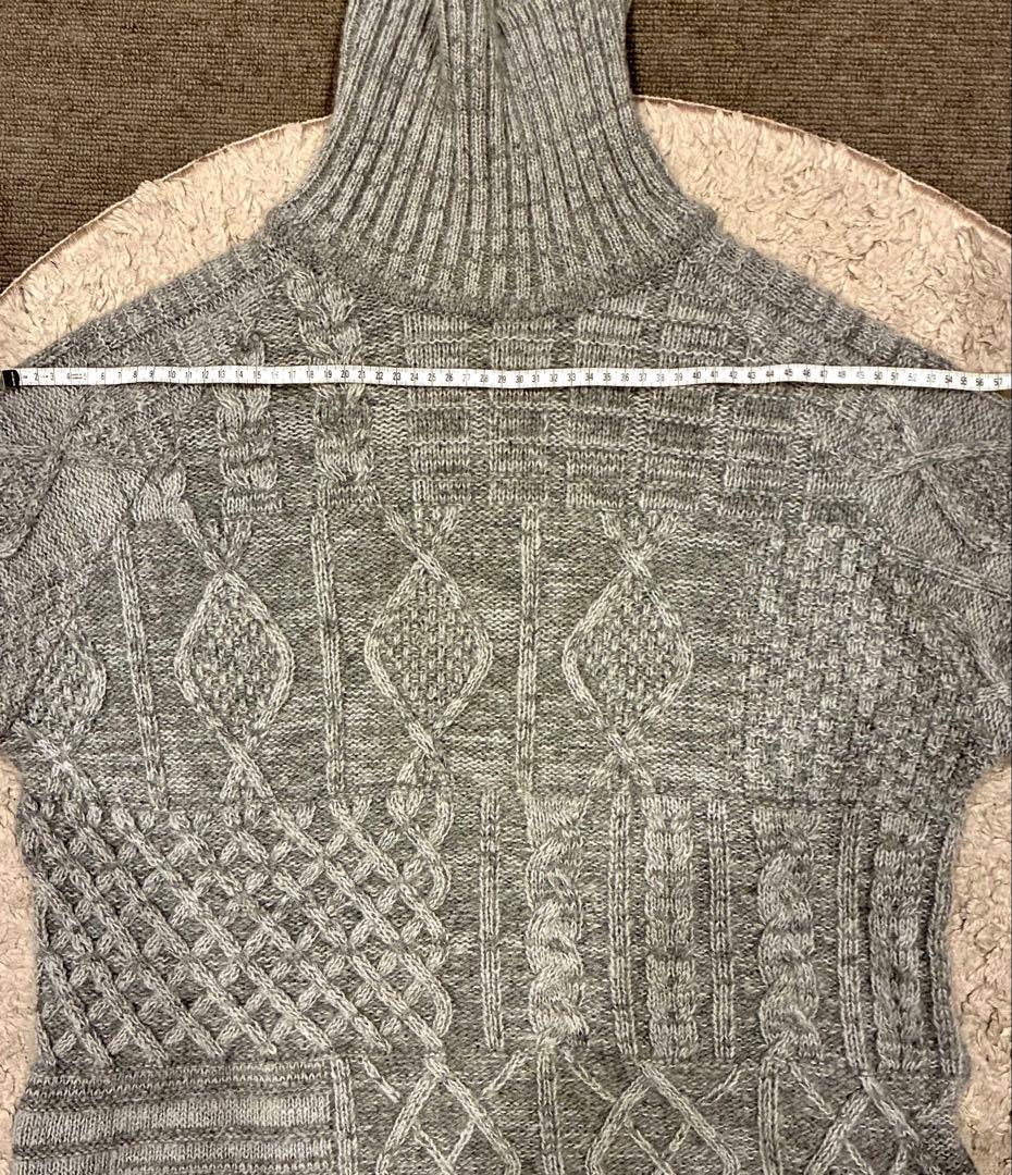 ロンハーマン別注bukhtタートルネックニット【ラム.モヘア.ウールミックス】L