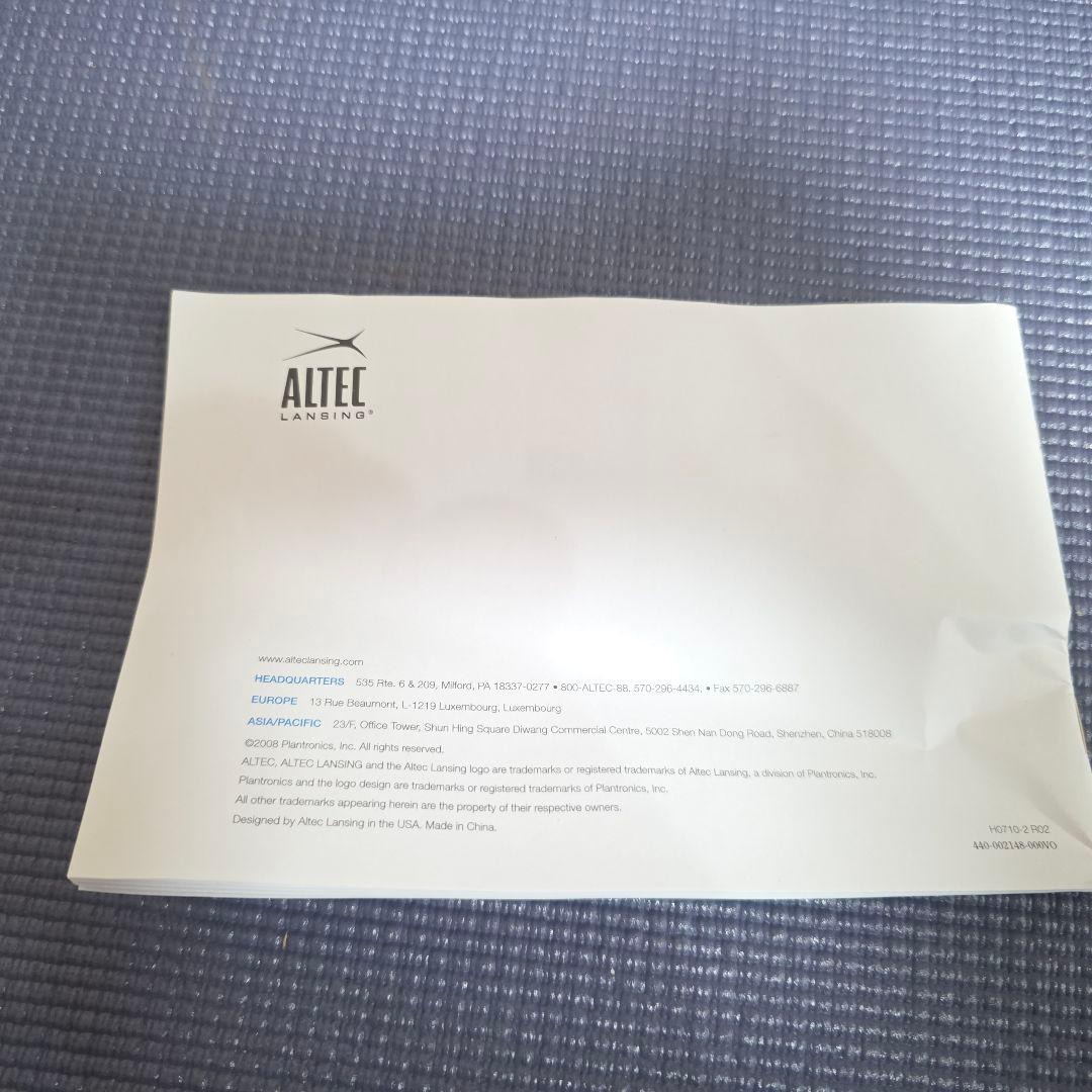 304】ALTECLANSHIG FX3022 オーディオスピーカー　アルテック