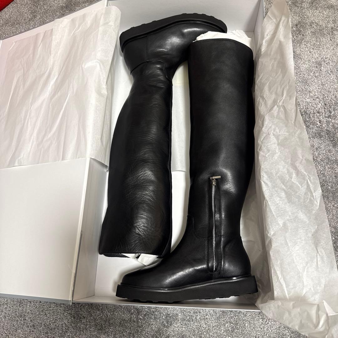 Caminando ロングブーツ　black leather