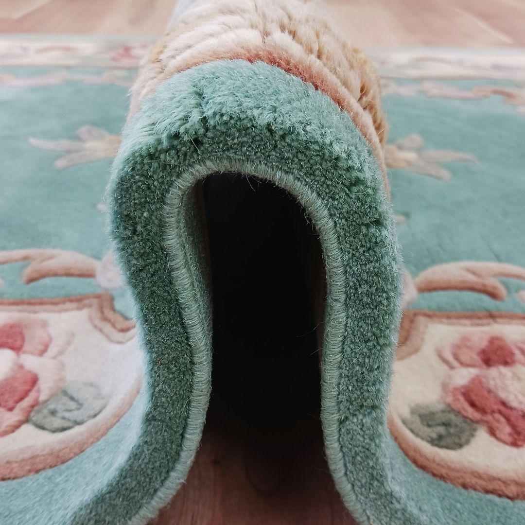 専用Y2690-3 高級中国段通 ウール100% ハンドカット 153×91㎝