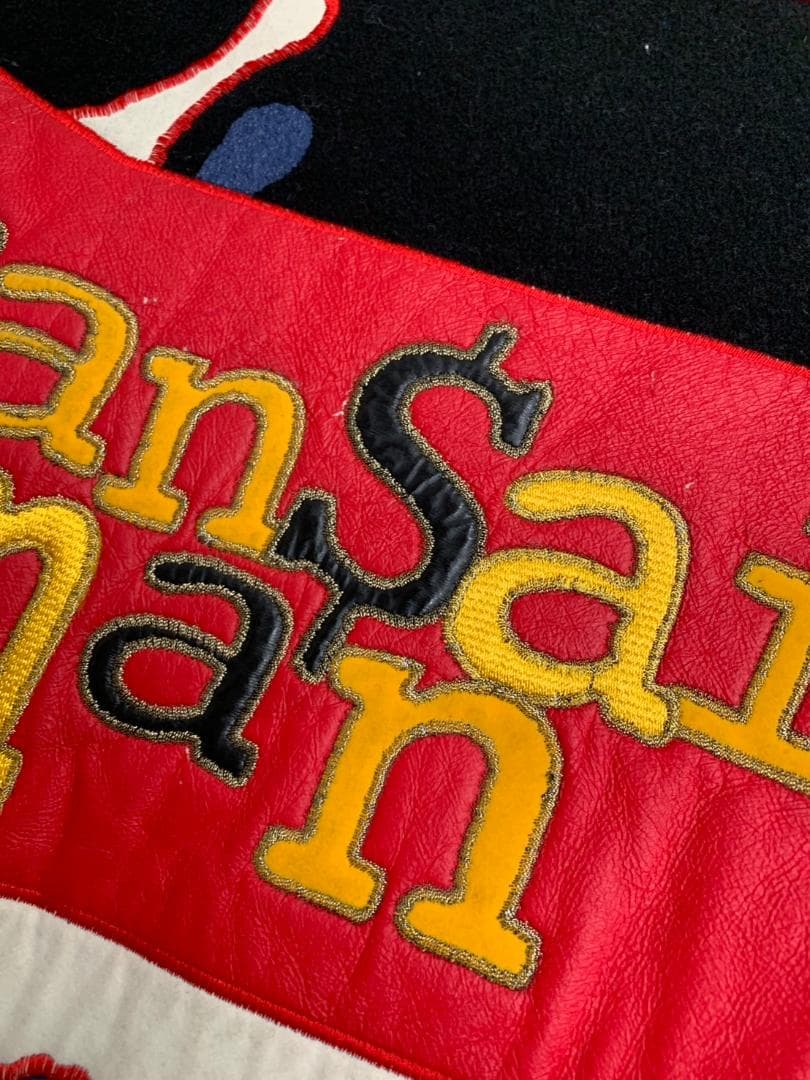 [90s KANSAI MAN] ウールスタジャン ジャケット M3 ブラック