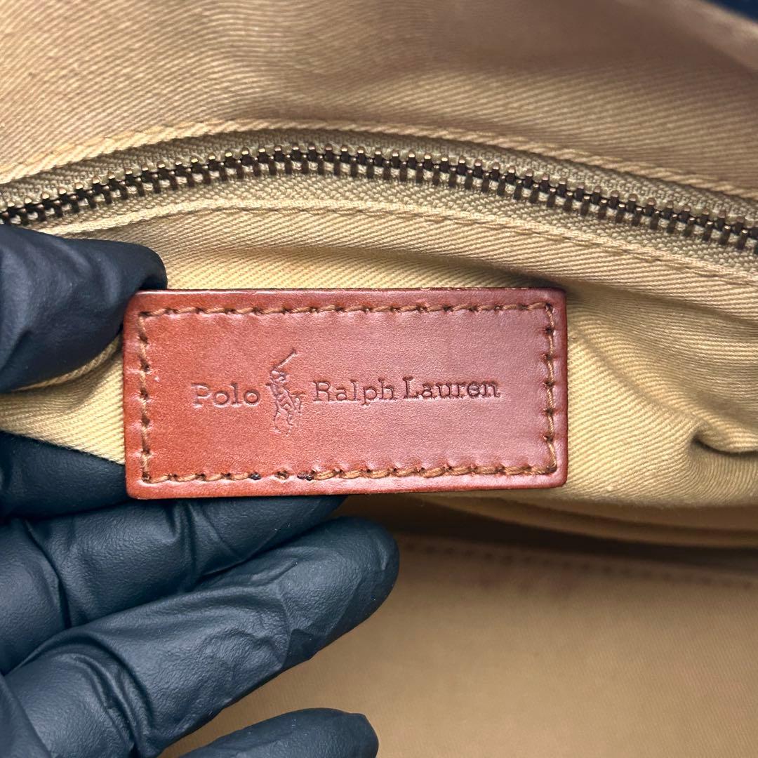 ✨極美品✨ ラルフローレン ボストンバッグ ミニ レザー PVC 希少
