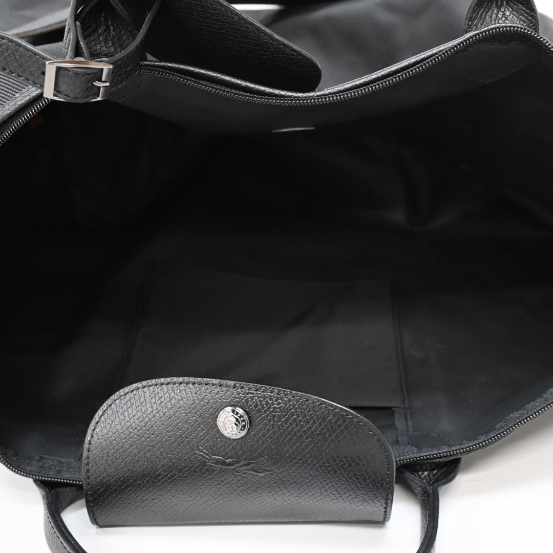 47577★年 ロンシャン ボストンバッグ ルプリアージュ ブラック