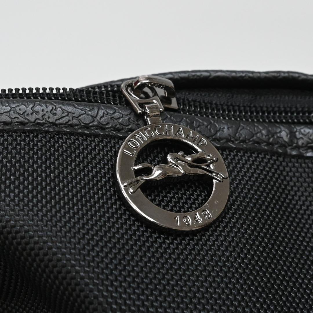 47577★年 ロンシャン ボストンバッグ ルプリアージュ ブラック