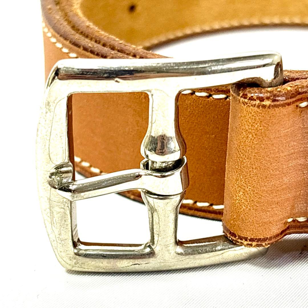 【希少】 HERMES エルメス エトリヴィエール レザー ベルト 70 Y刻印