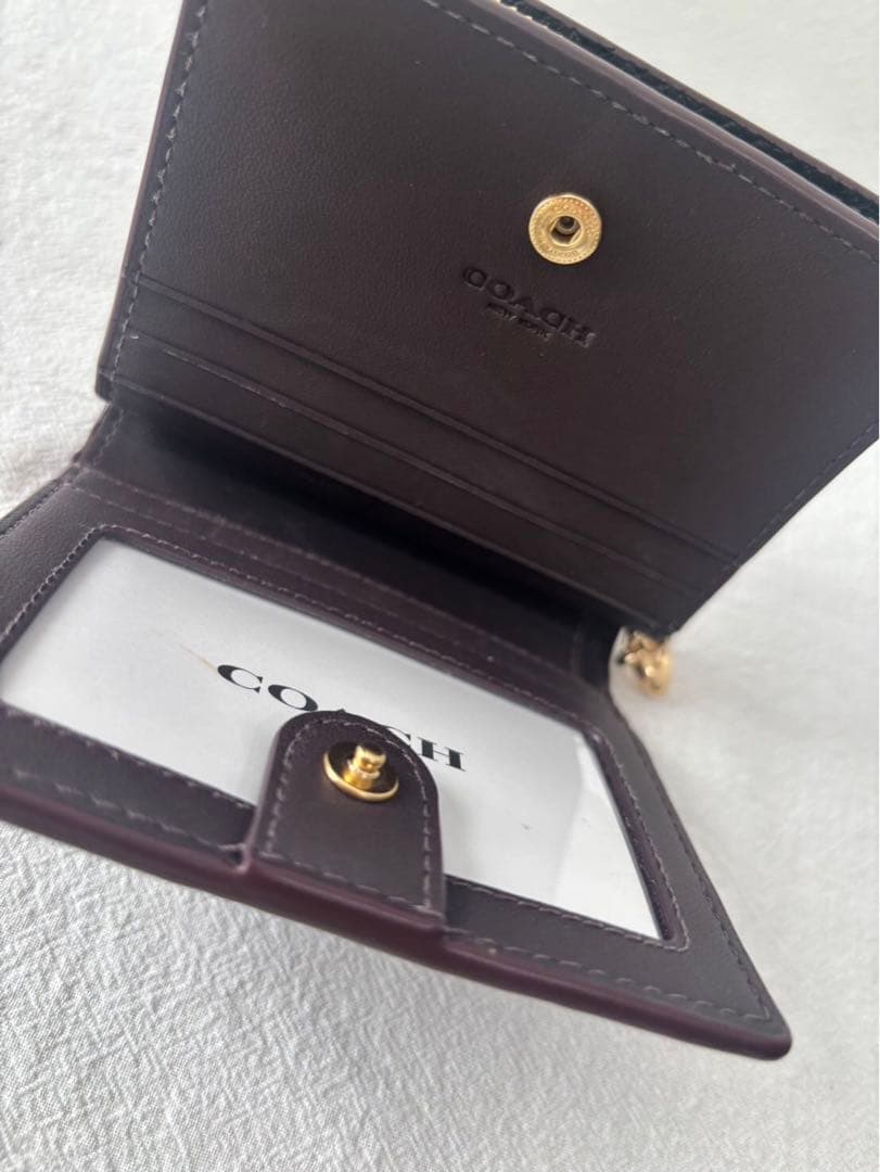 コーチ 財布 レディース 二つ折り財布 アウトレット レザー