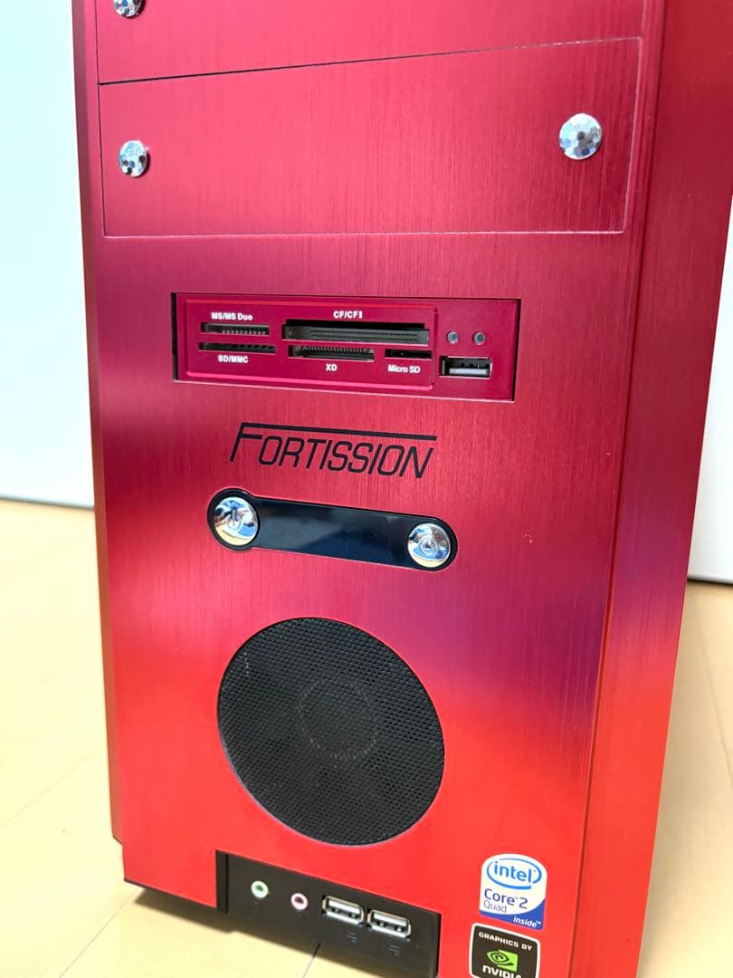 Faith パソコンケース PCケース 赤 レッド Red