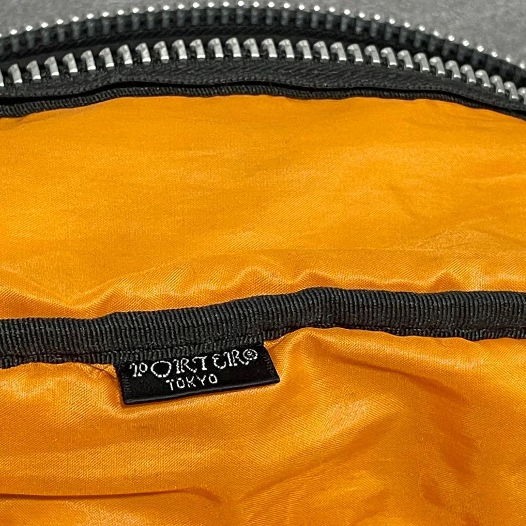 極美品✨ PORTER タンカー ボディバッグウエストバック 黒 ヒップバッグ