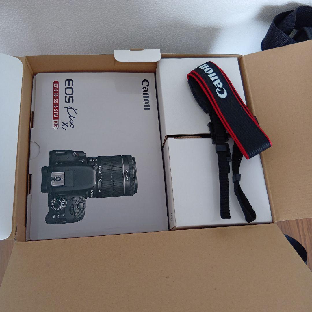 美品CanonEOSkissX7ダブルズームキットdiagnlニンジャストラップ