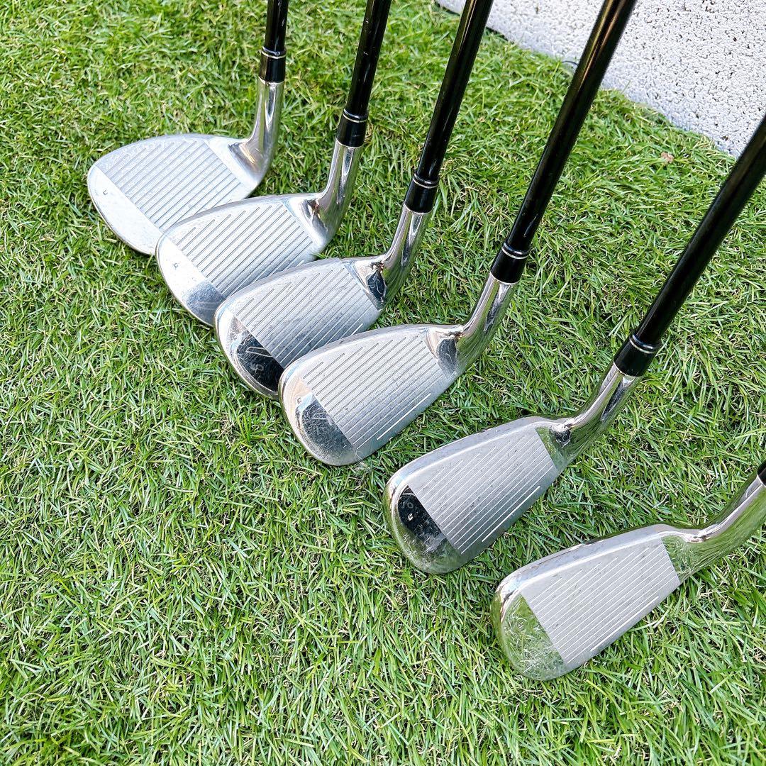 メンズゴルフクラブ　テーラーメイド　バーナー1.0 アイアン6本 FLEX.R