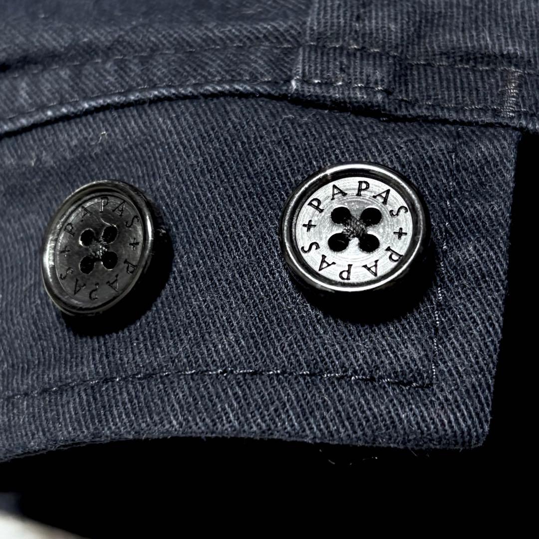 SSVW117 ✨PAPAS＋　パパスプラス　ブルゾン　ネイビー　チェック