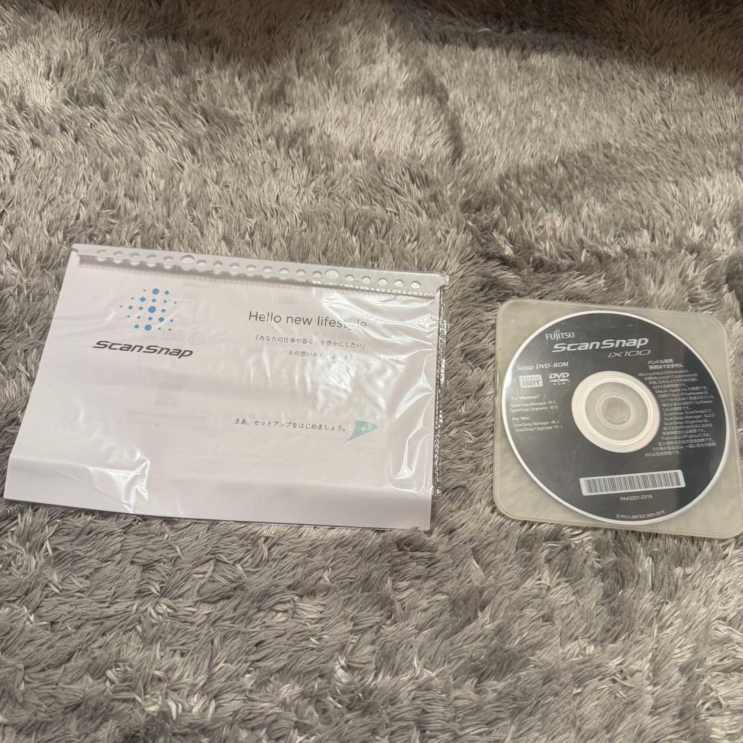 【使用回数低め】ScanSnap ブラック スキャナー USBケーブル付き