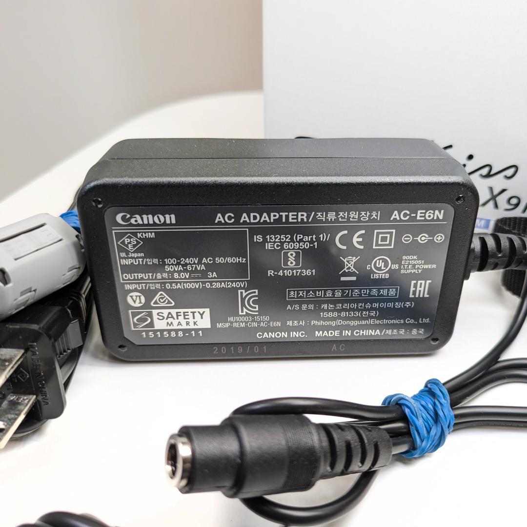 【美品】Canon EOS kiss X9i ズームレンズ　SD128GB 一式