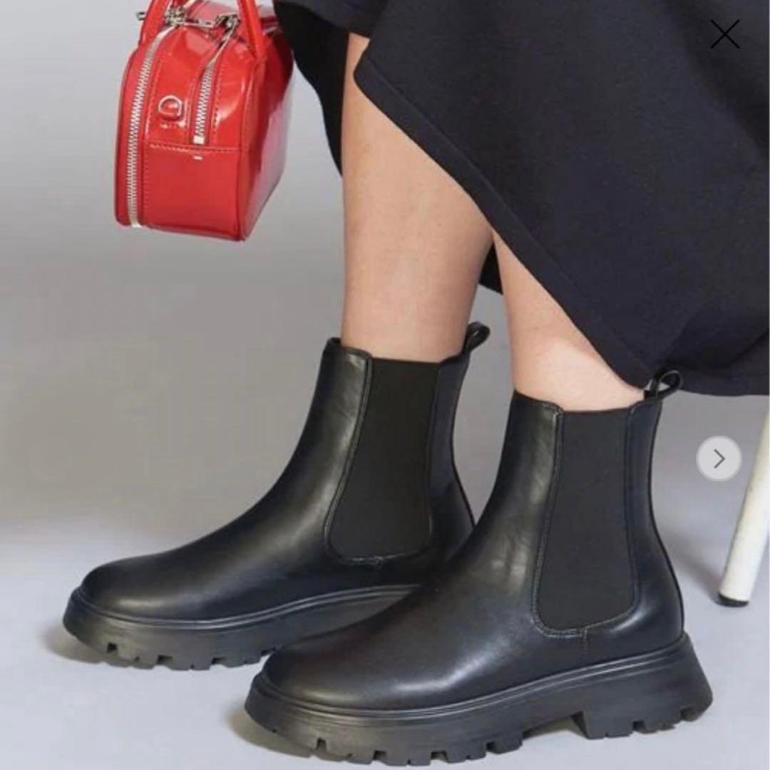 極美品✨️ユナイテッドアローズ サイドゴアブーツ　晴雨兼用 36