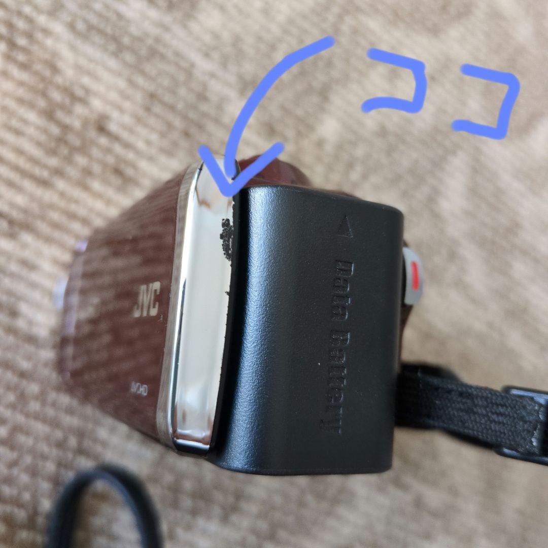 JVC FULL HD ビデオカメラ ワインレッド