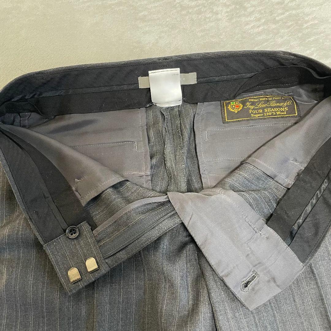 特価【最高級ロロピアーナ×セオリーリュクス】シルク混 パンツ スーツ 40 L