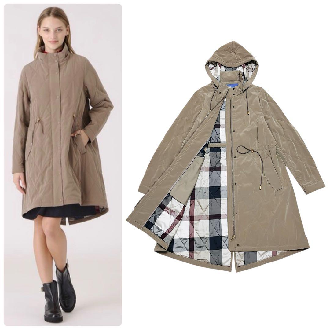 美品✨　ブルーレーベルクレストブリッジ ソフトデシンキルトコート　モッズコート