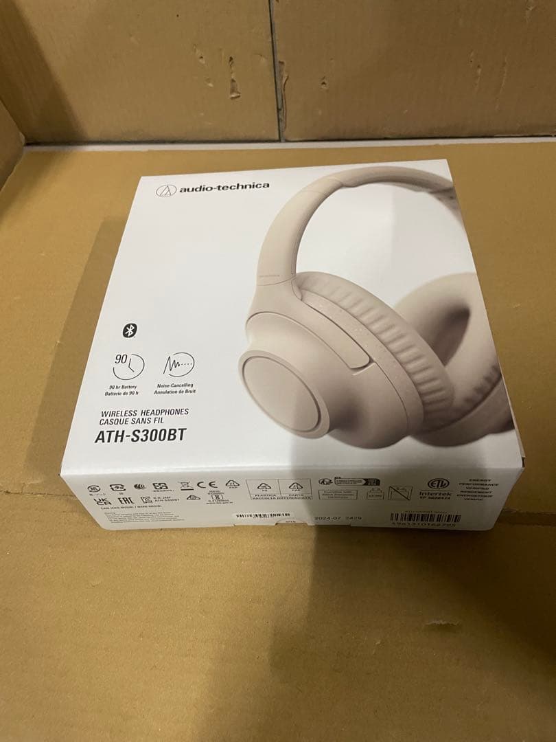 オーディオテクニカ ATH-S300BT(E) ワイヤレスヘッドホン ベージュ