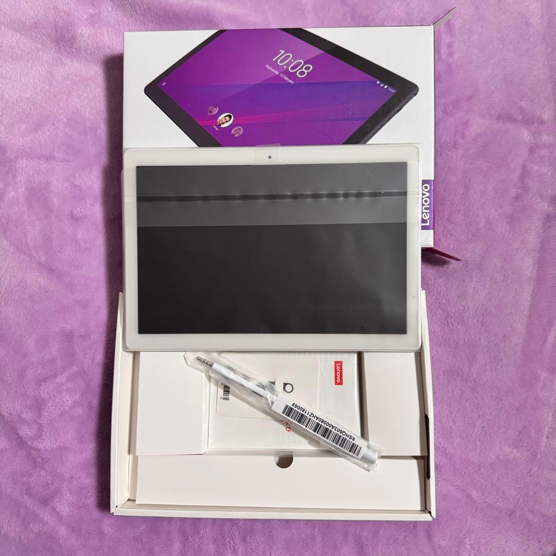 【最終値下げ】Lenovo Tab 5 ホワイト 本体 カバー、充電器付き