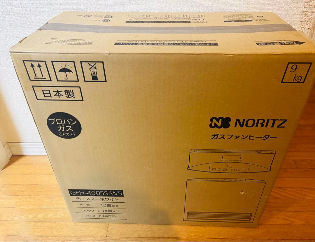 NORITZ ガスファンヒーター GFH-4005S-W5