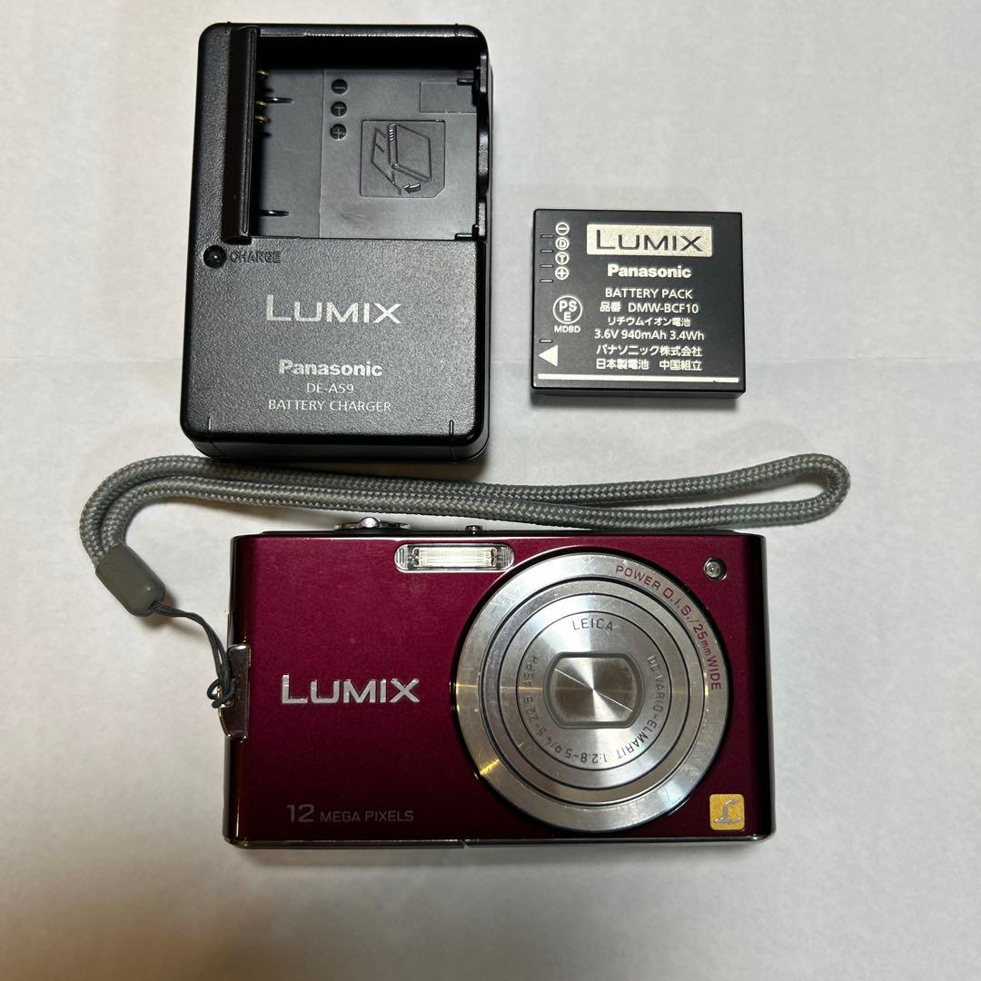 美品！パナソニック　LUMIX DMC-FX60 デジタルカメラ作動確認済