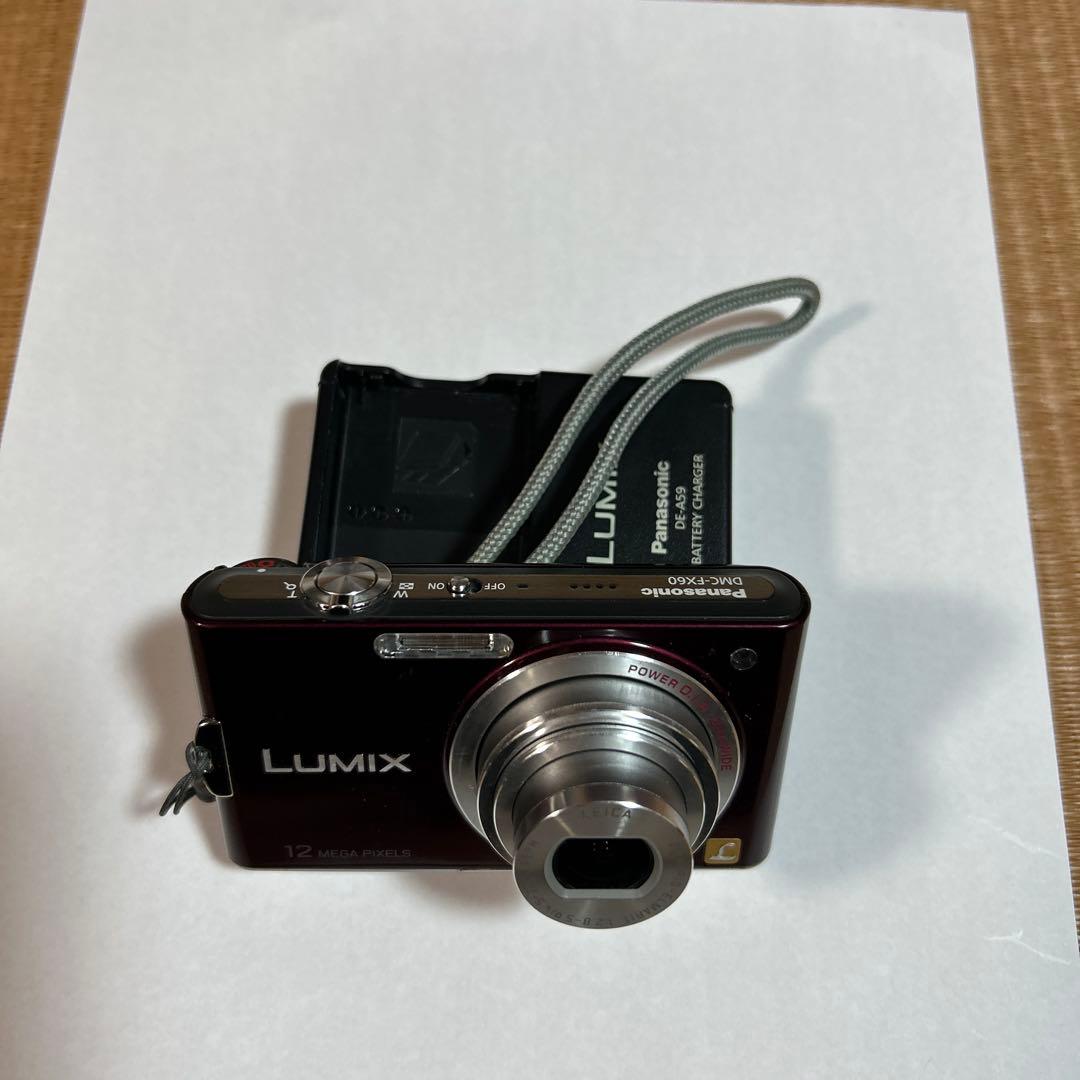 美品！パナソニック　LUMIX DMC-FX60 デジタルカメラ作動確認済