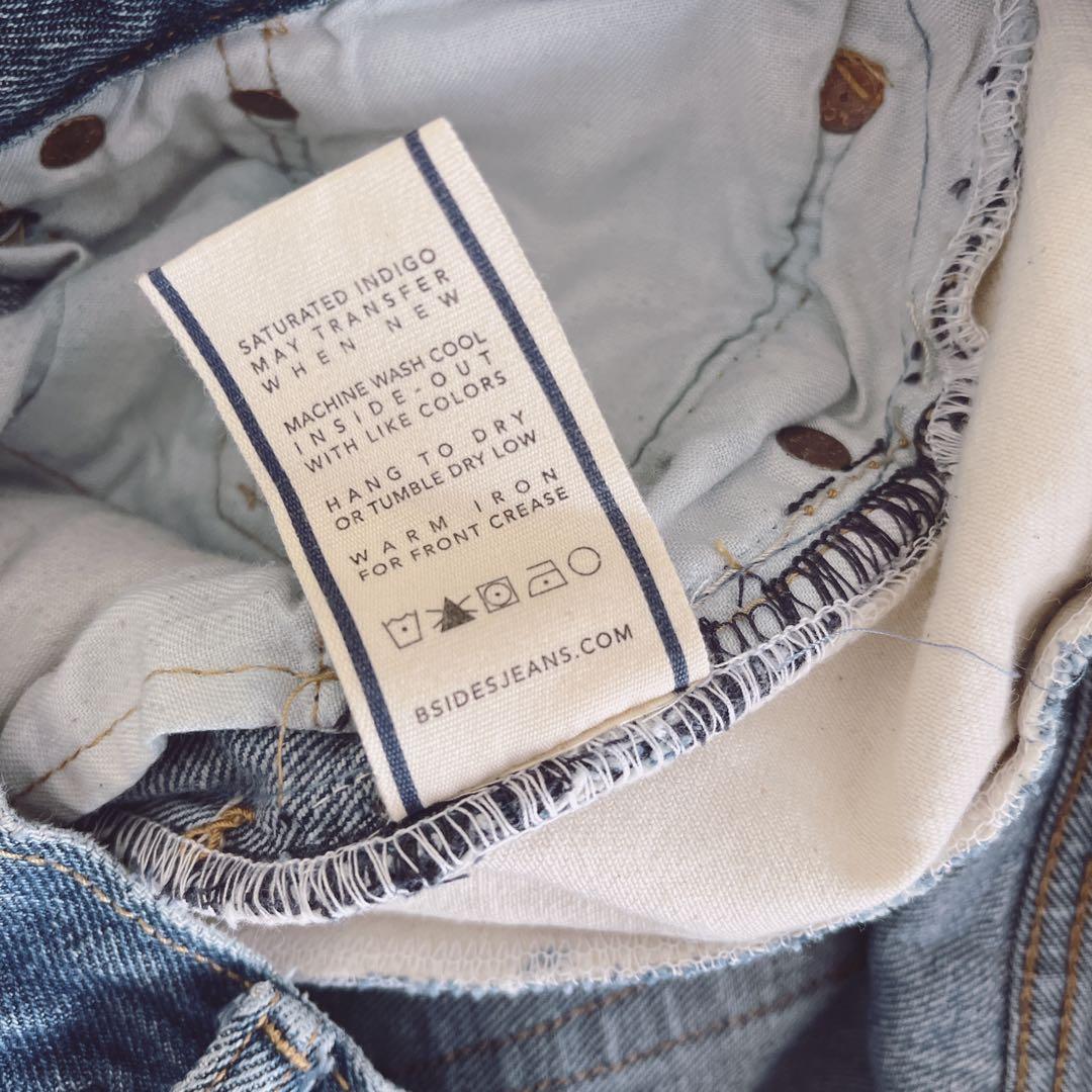 B SIDES JEANS リーバイス　ドッキング　デニム　W24 ワイド