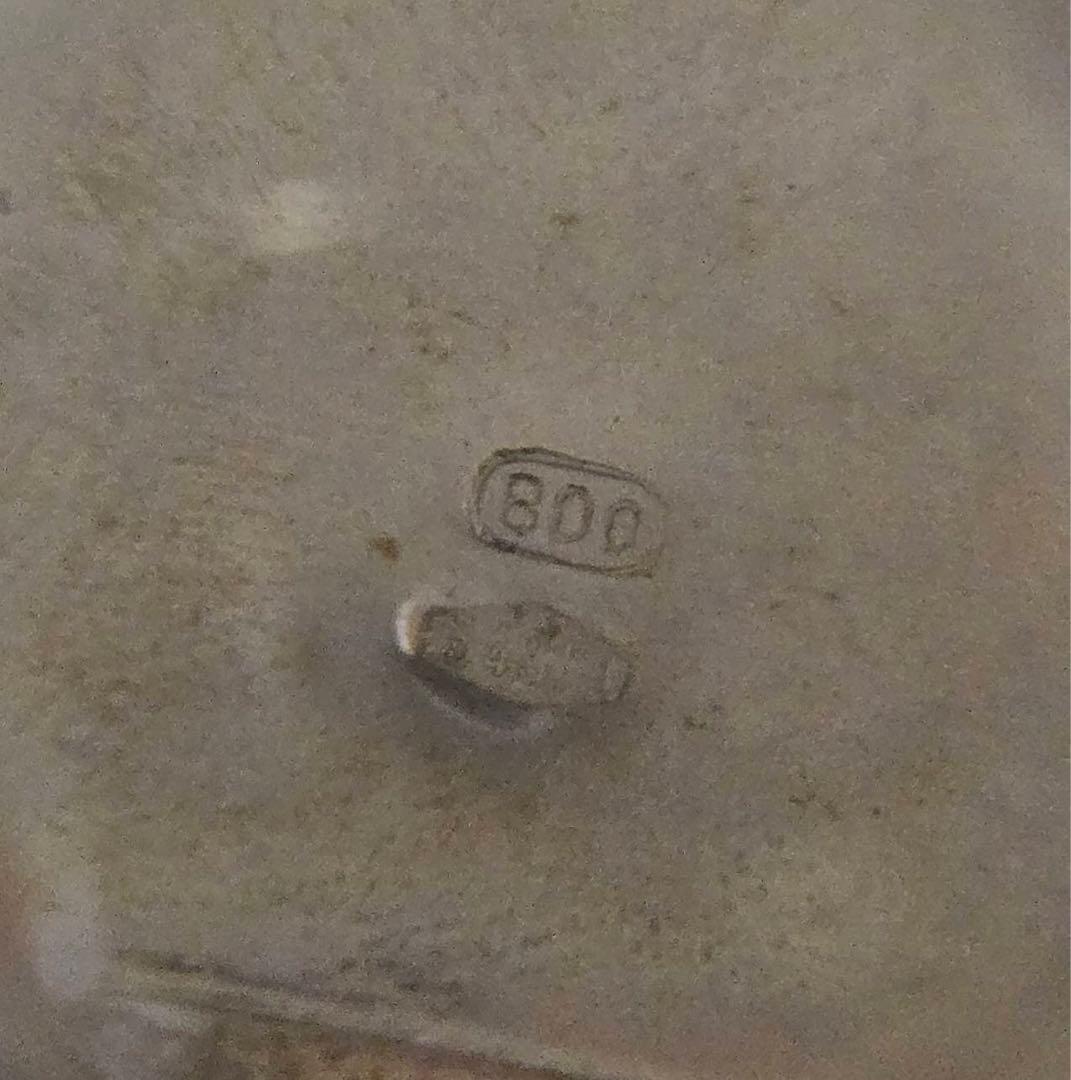 海外アンティーク　シルバー　ジュエリーボックス