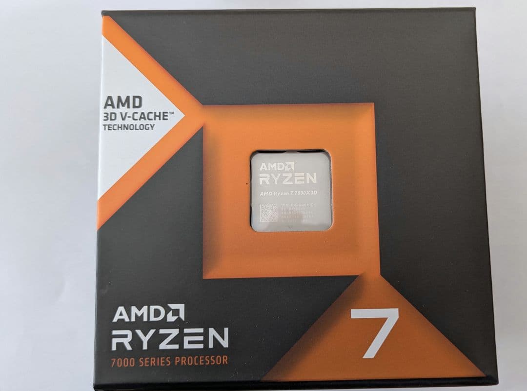 AMD Ryzen 7 7800X 3D 【動作確認済み 美品】