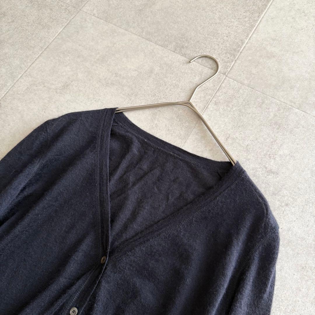 セリーヌ　カーディガン　フィービー期　カシミヤ100% トリオンフ　ネイビー　M