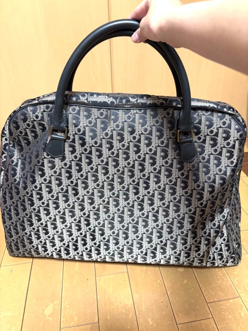 レア　ブラック　クリスチャンディオール　ボストンバッグ