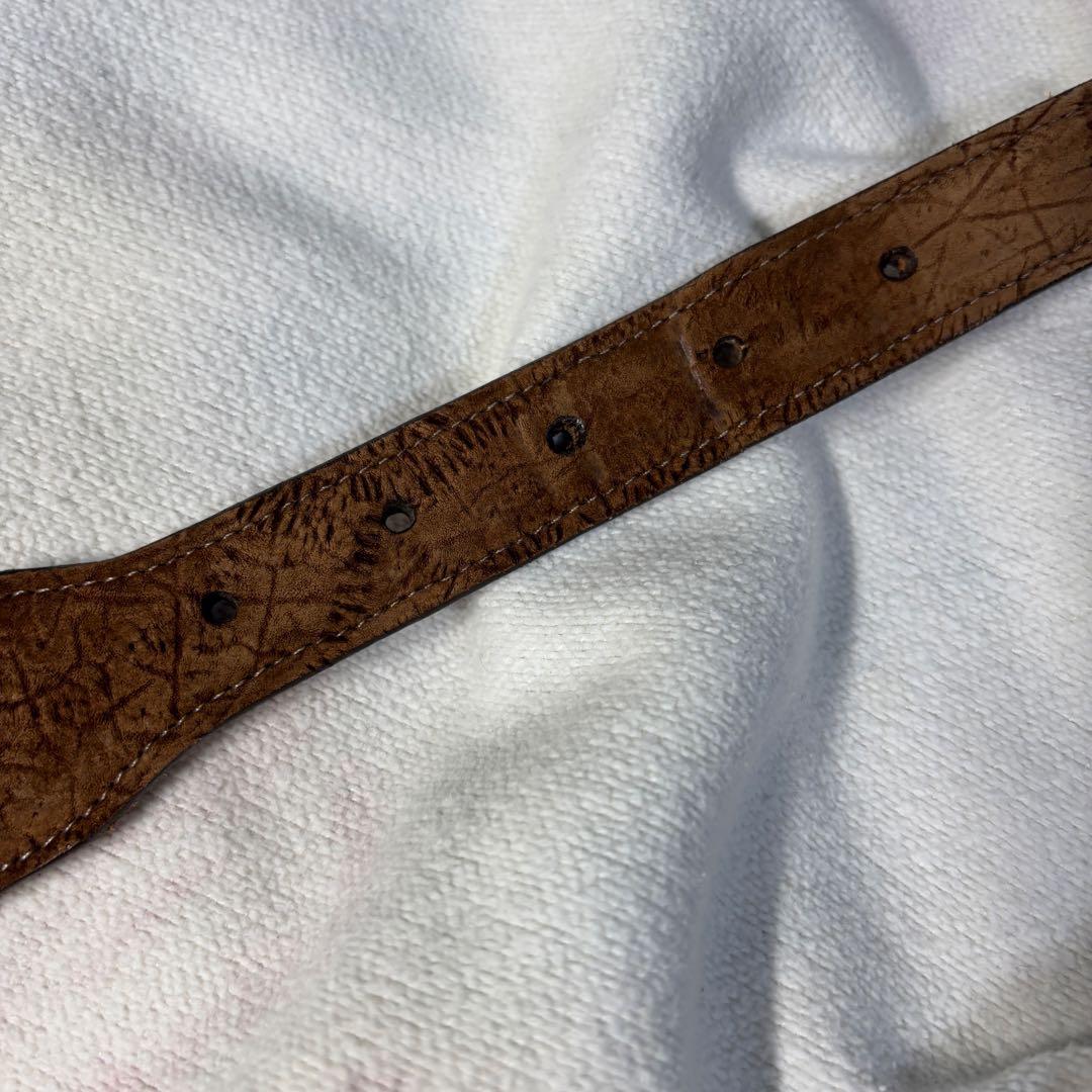 Lucchese ルケーシー　本革ベルト　ウエスタン　105cm 34インチ