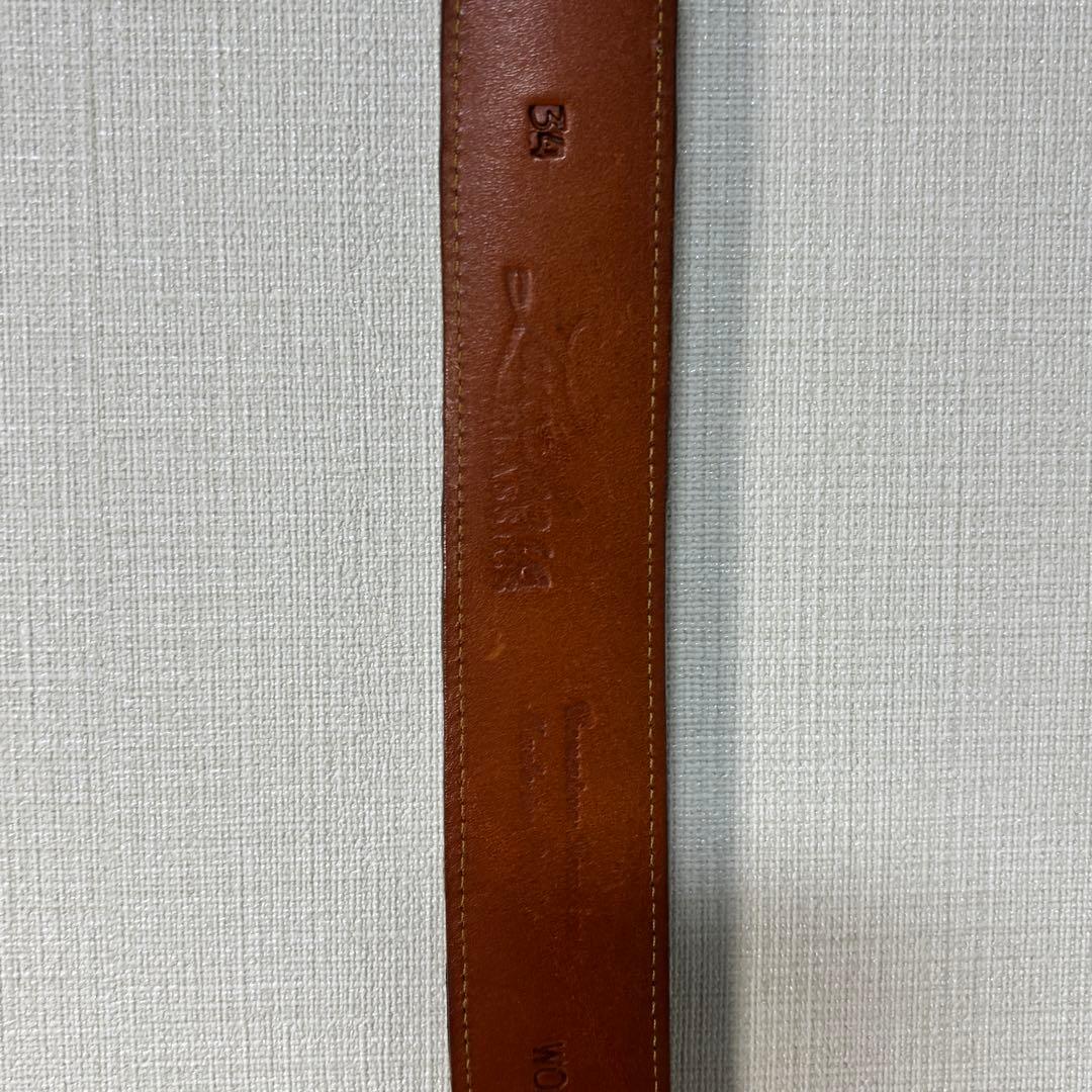 Lucchese ルケーシー　本革ベルト　ウエスタン　105cm 34インチ