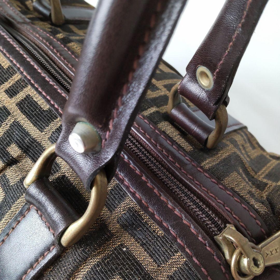 FENDI フェンディ ミニボストンバッグ ズッカ柄 ヴィンテージ