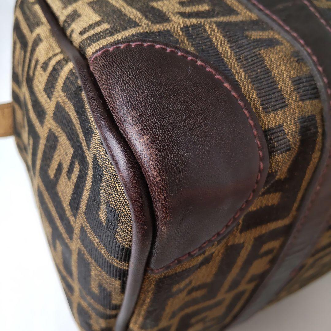 FENDI フェンディ ミニボストンバッグ ズッカ柄 ヴィンテージ