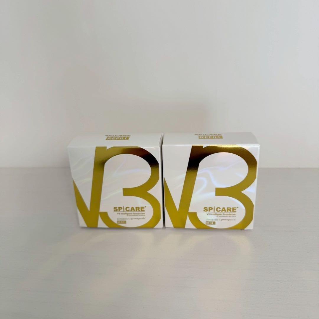あゆんこ様★V3インテリジェントファンデーション詰替【2個】正規品 ロット番号付