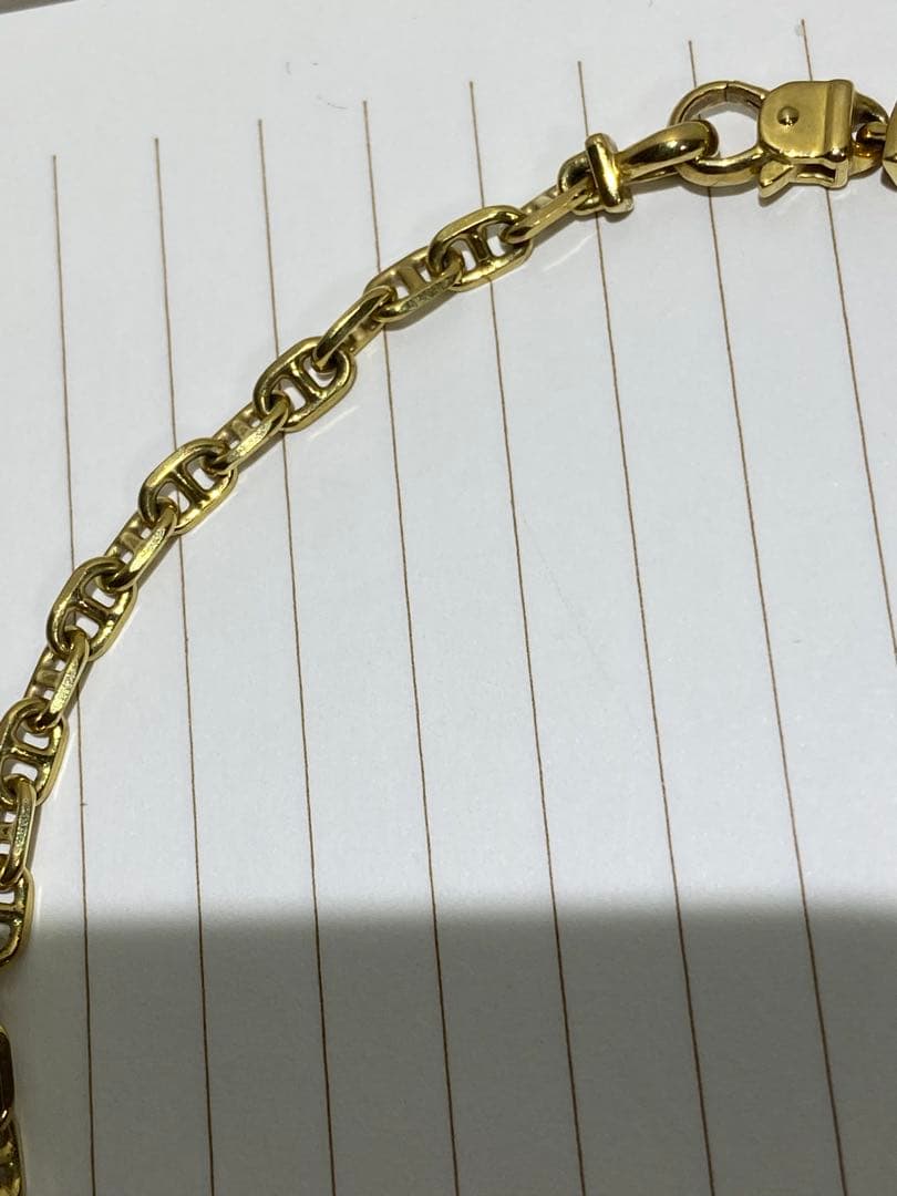 アクセサリー TOM WOOD Anker chain gold No.005