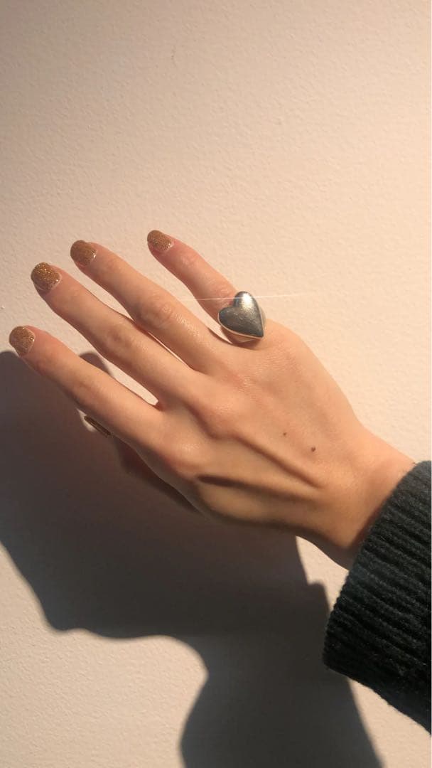 最終値下げ lon シルバー925 ピンキーリング 3号 レディース 指輪