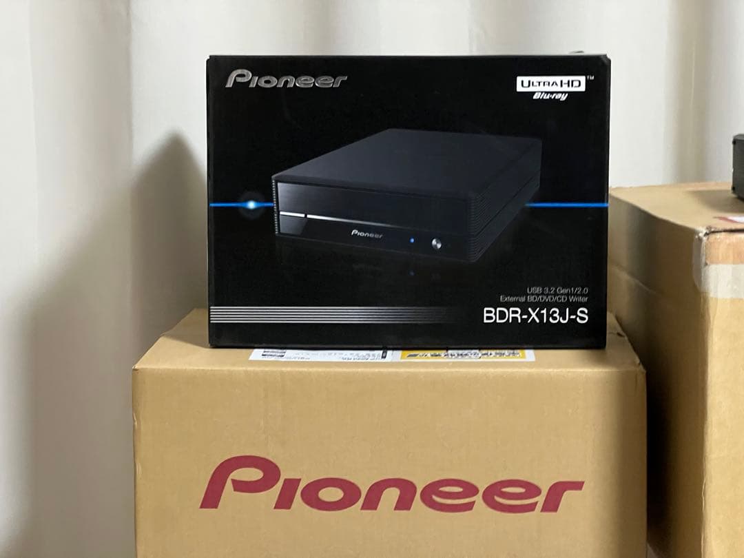 Pioneer BDR-X13J-S UHD/BD/DVDドライブ