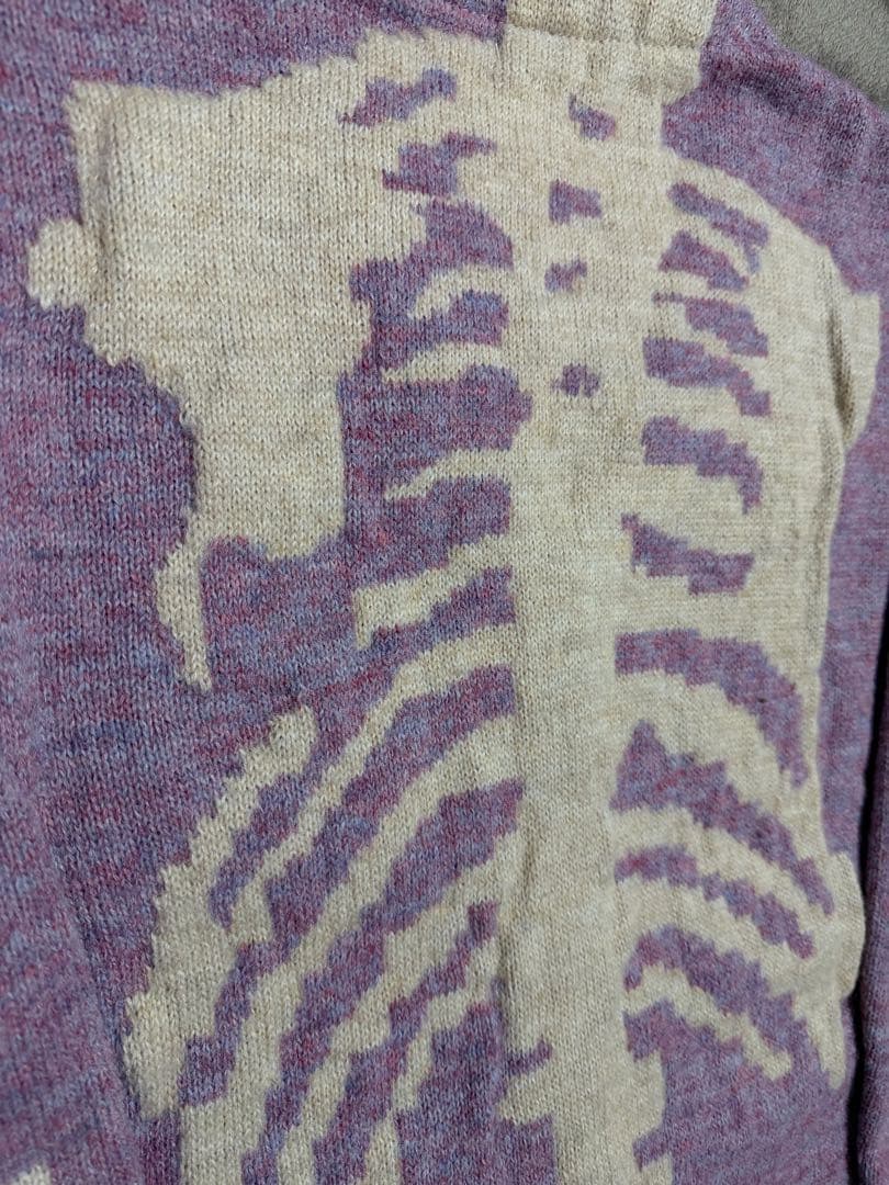 未使用 セーター カーディガン 骨格 スカル 日本スカジャン unisex 美品