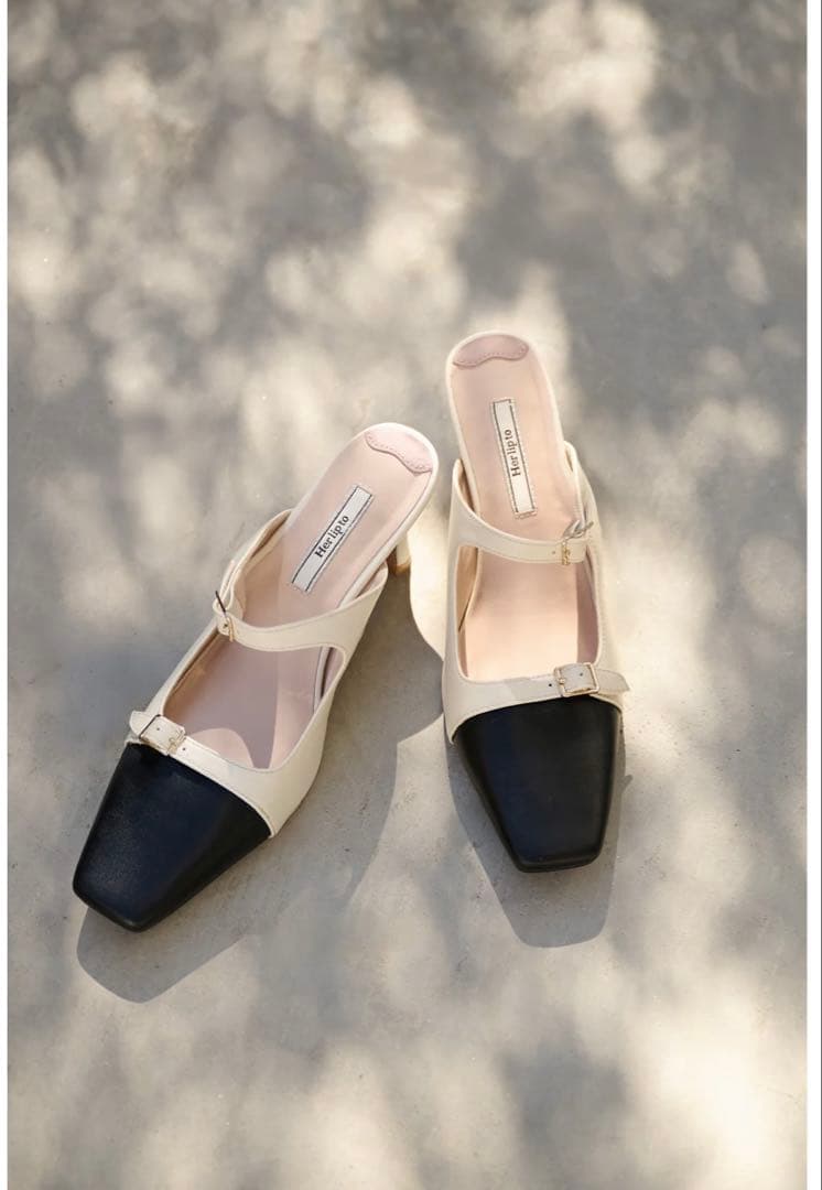 Herlipto Mademoiselle Mules 38 【新品未使用】