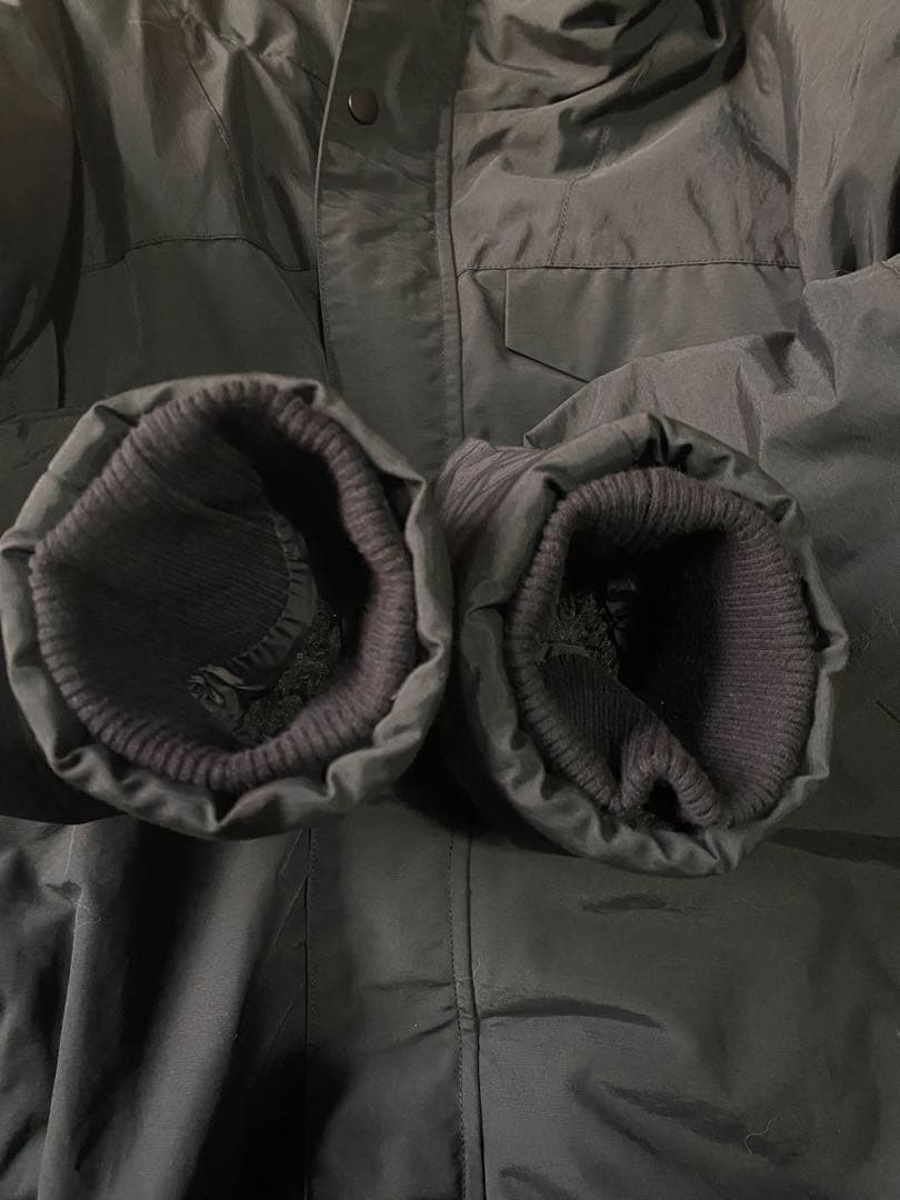 パ*チ様 ボア裏地付きブラックマウンテンパーカー　paty.rmc