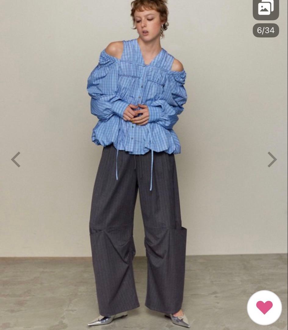 MAISON SPECIAL マルチウェイタフタブラウス