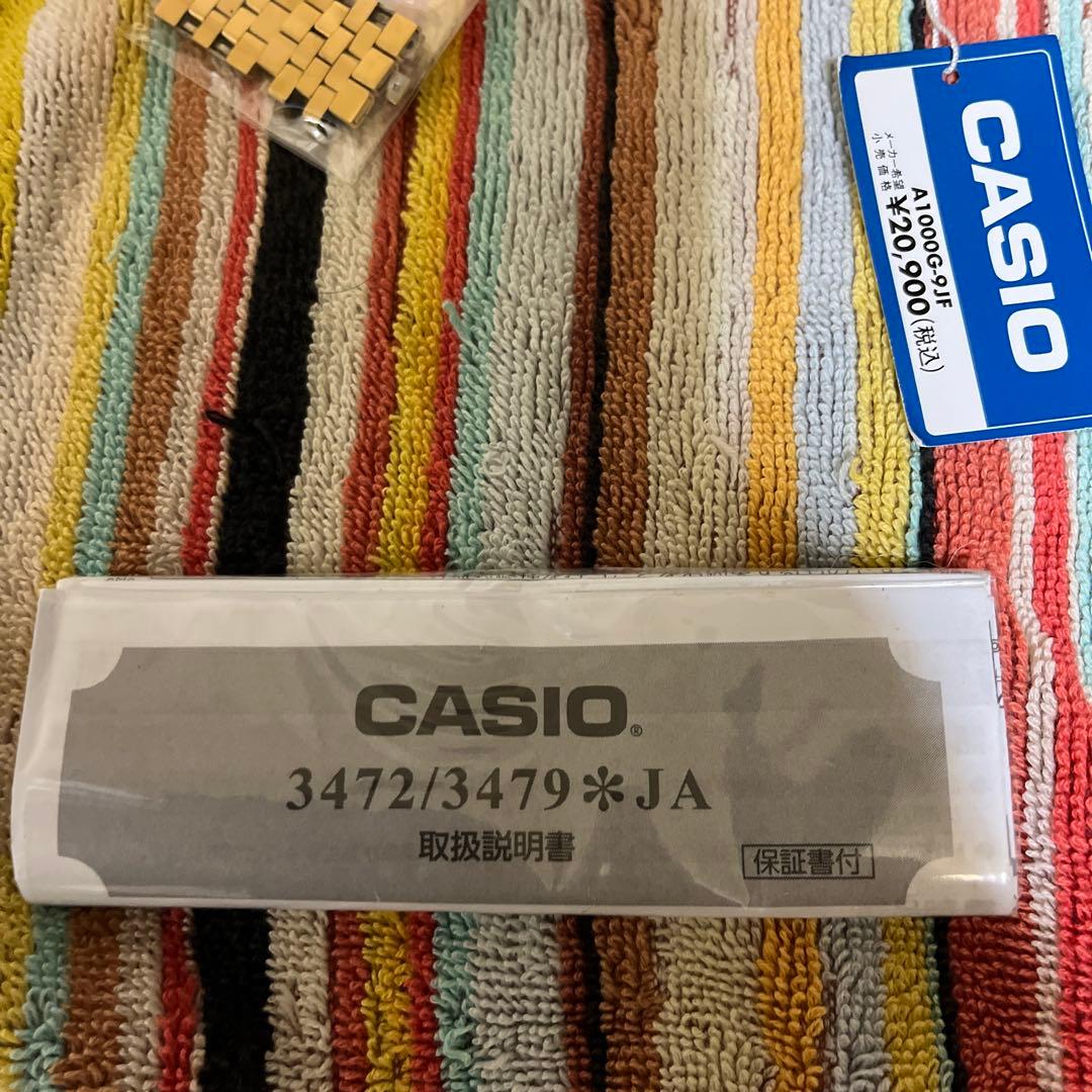 CASIO A1000G-9JF ゴールド腕時計