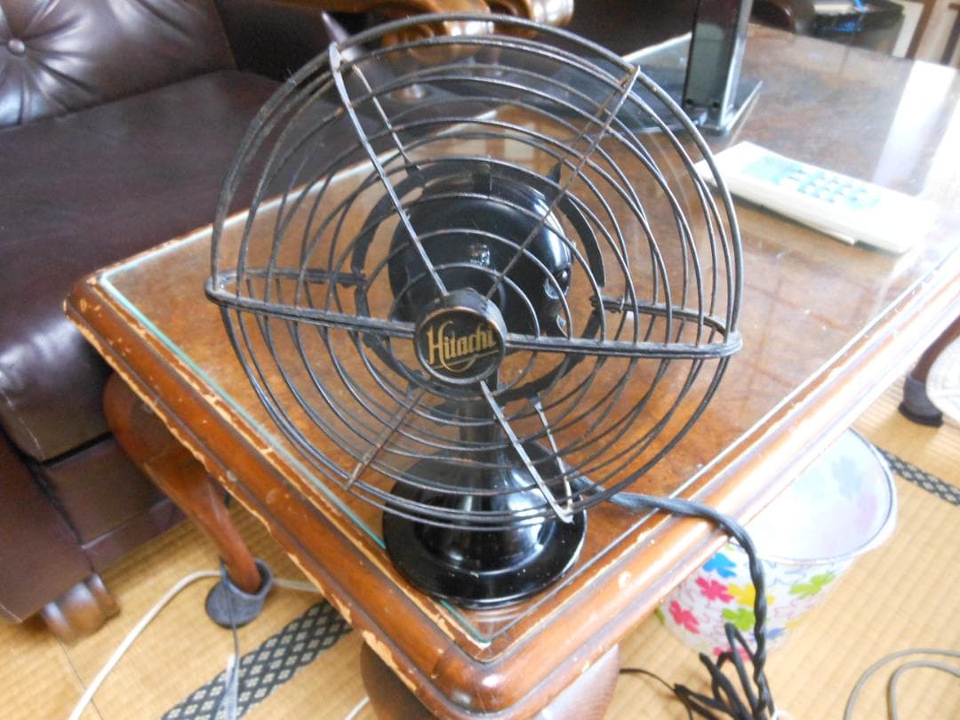 扇風機　卓上扇風機　日立製作所　4枚羽　小型　アンティーク
