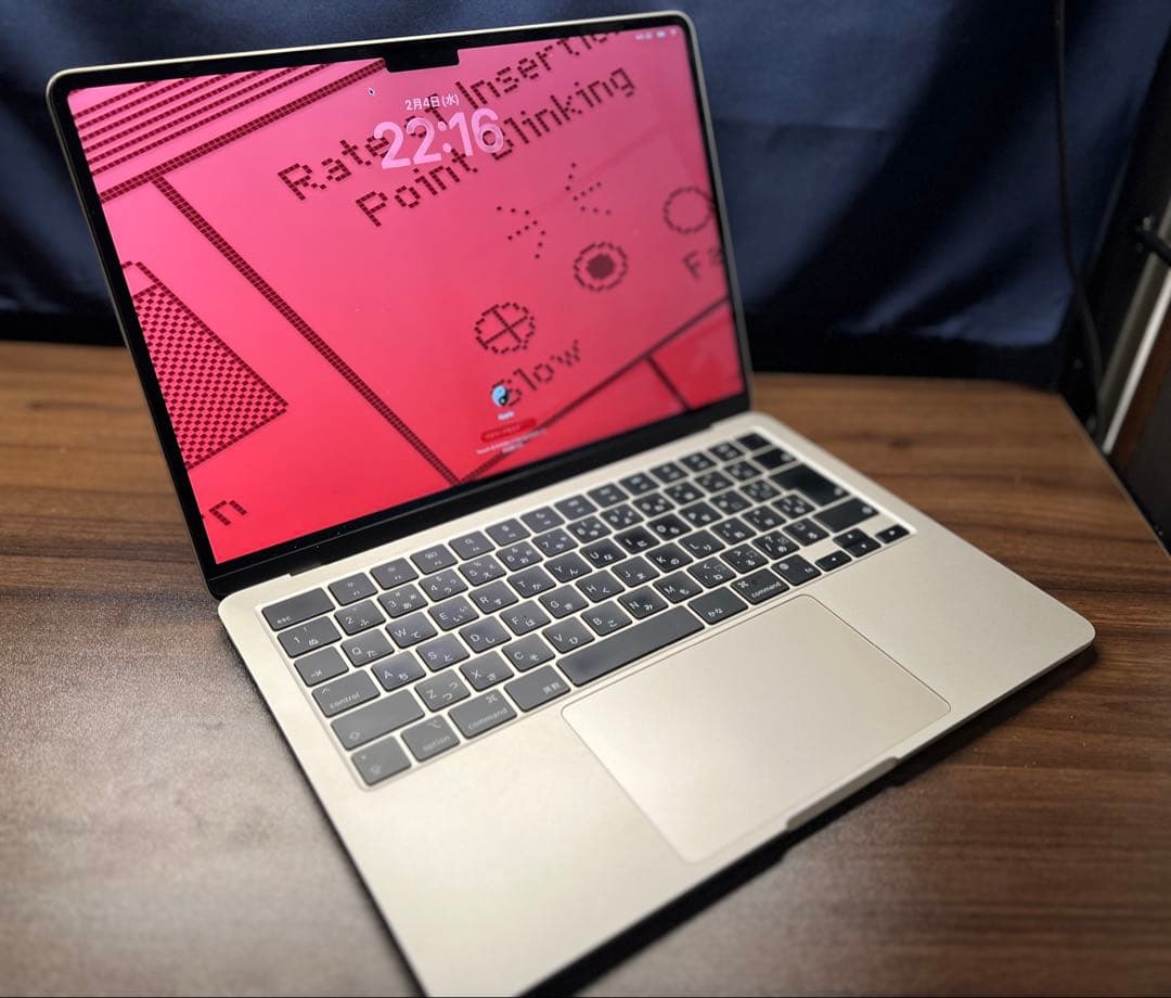 【雪】MacBook Air M2 + Wi-Fi6ルーター付