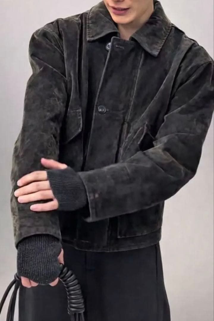 【サクマエマ様】ZARA ベロアツイルジャケット